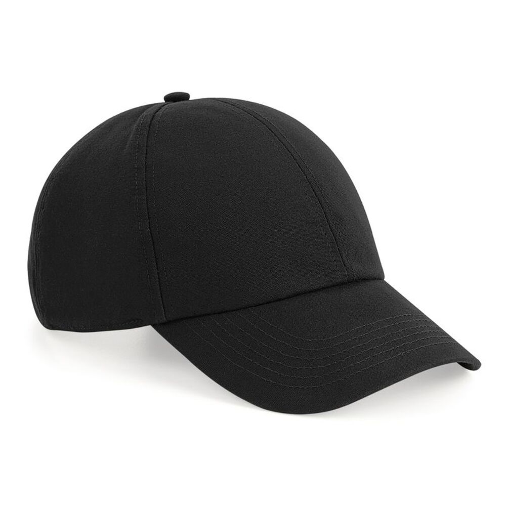 Beechfield Cotton 6-panel Cap / Black